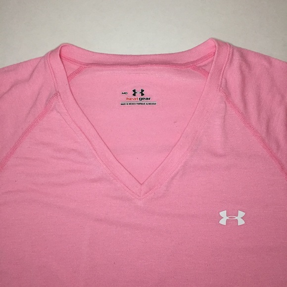 Under Armour Pink T-shirt Size M - Picture 3 of 8
